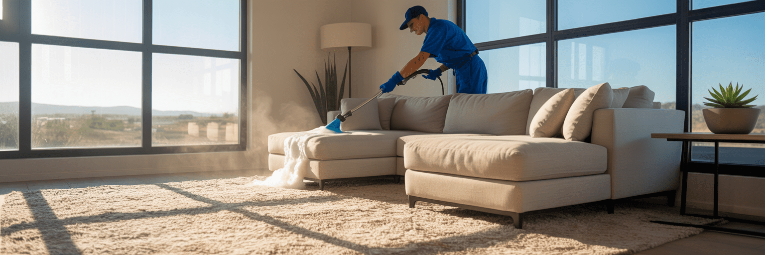 Apartment carpet and upholstery cleaning in Mesa AZ during turnover