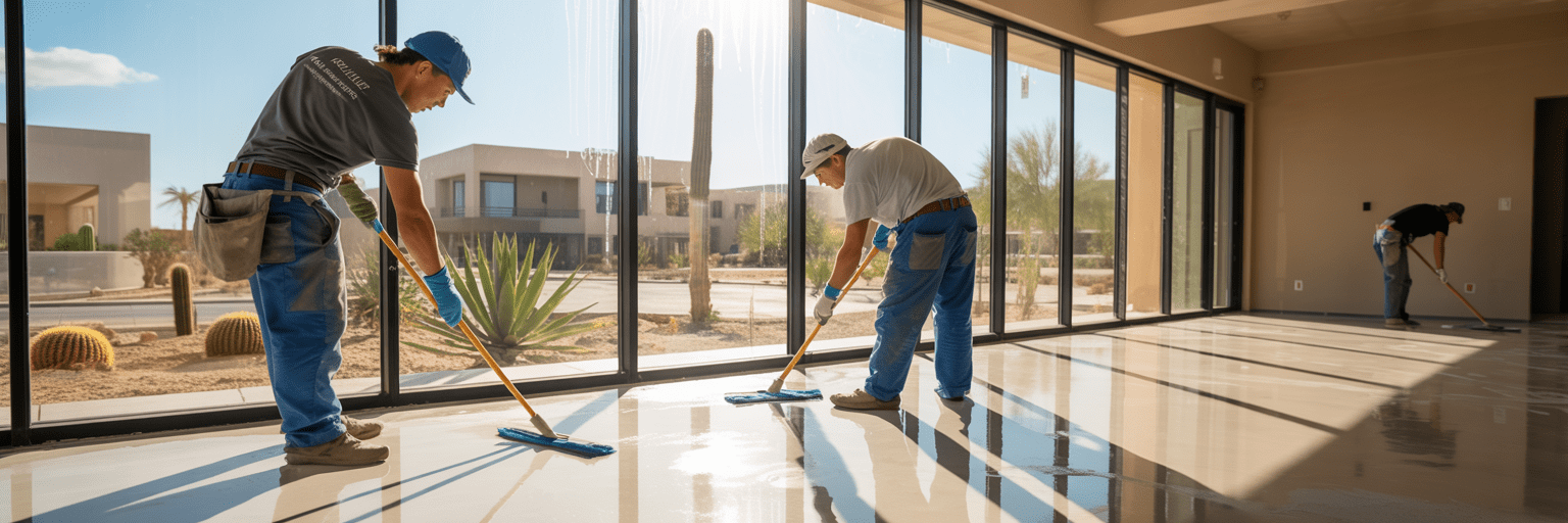 Builder and contractor cleaning services in Mesa AZ for ongoing construction projects