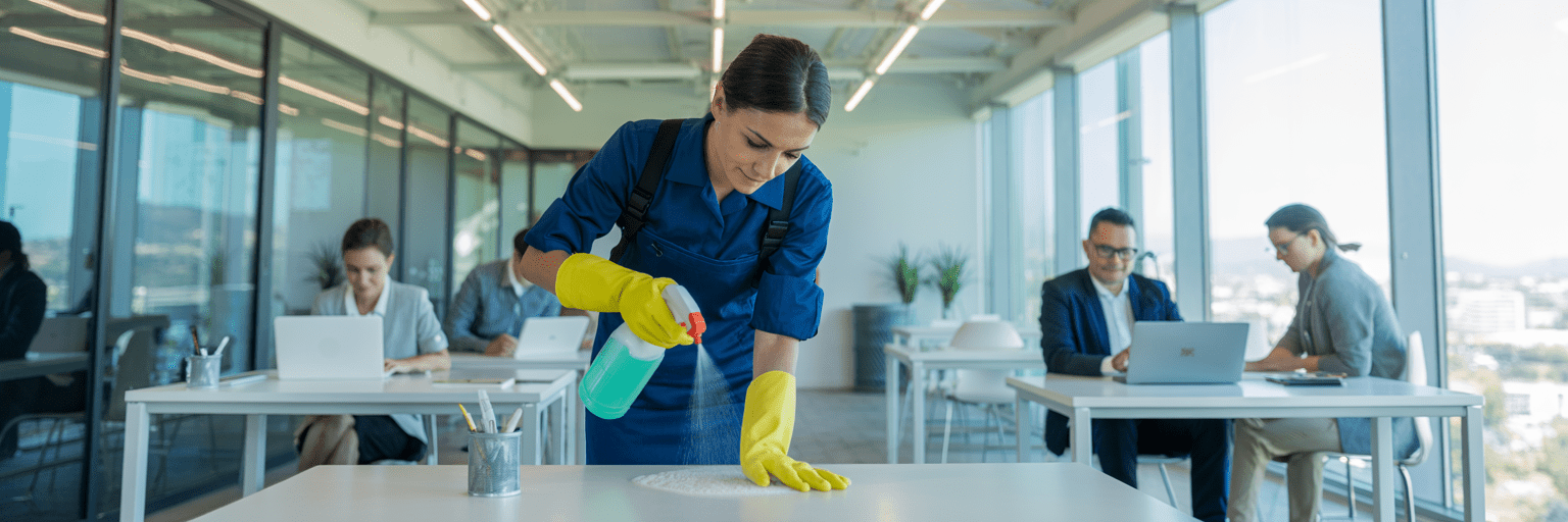 Coworking space cleaning in Mesa AZ for shared offices and hot desks