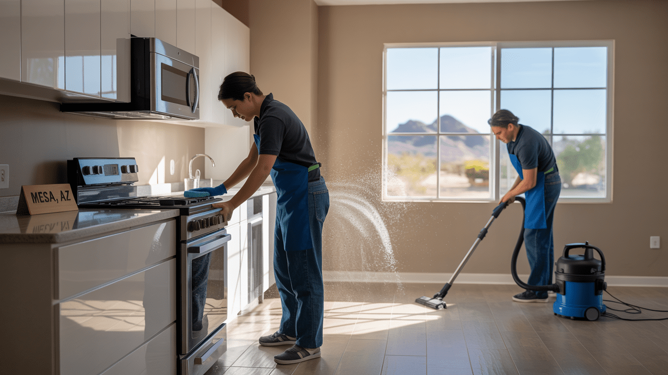 Same-day move-out cleaning service in Mesa, AZ rental home.