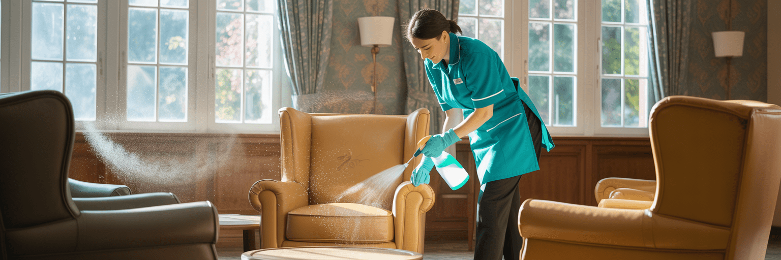 Senior living facility cleaning in Mesa AZ with caring professional cleaners