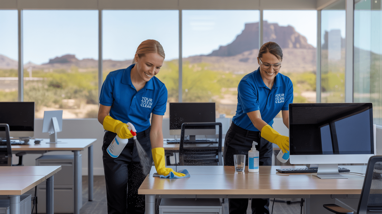 Commercial cleaning service for offices in Mesa, AZ.